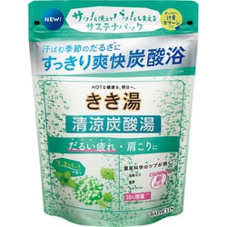 きき湯 清涼炭酸湯 すっきりミントの香り 360g [炭酸入浴剤 クール 医薬部外品 暑熱順化 熱中対策 汗かきトレーニング]