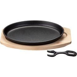 鉄鋳物 大判ステーキ皿 4544