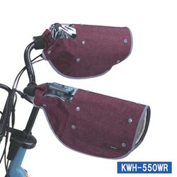 オールシーズン ハンドルカバー デニム ワインレッド KWH-550WR