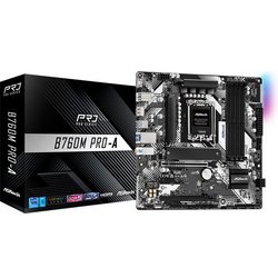 ASRock LGA1700 Intel B760 Micro ATX マザーボード B760M Pro-A