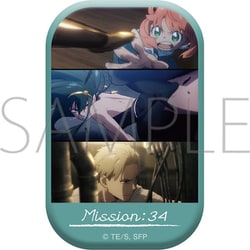 SPY×FAMILY スクエア缶バッジ MISSION：34 「未来を繋ぐ手」 [キャラクターグッズ]