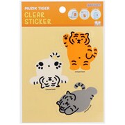 S8590974 [限定 クリアステッカー MUZIK TIGER（ムジークタイガー） 2 A]