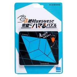 KR-03 このピース絶対はまらなそうで完璧にハマるパズル ダイヤモンド [対象年齢：15歳～]