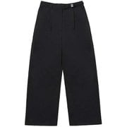 プライムフレックス ワイドパンツ PRIMEFLEX WIDE PANTS N000638 BLK Mサイズ [アウトドア ロングパンツ レディース]