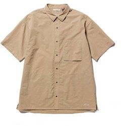 ドットエアー コンフィーショートスリーブシャツ メンズ シャツ BEG Mサイズ N001153