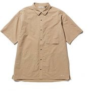 ドットエアー コンフィーショートスリーブシャツ メンズ シャツ BEG Lサイズ N001153