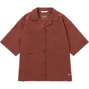 ドットエアー コンフィーショートスリーブシャツ レディース シャツ BRW Lサイズ N000446