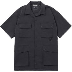 ドットエアーユーティリティポケット ショートスリーブシャツ DotAir UTILITY PK SHORT SLEEVE SHIRT N000473 BLK Lサイズ [アウトドア シャツ メンズ]