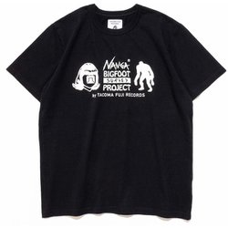 NANGA×TACOMA FUJI RECORDS BIGFOOT SURVEY PROJECT LOGO TEE