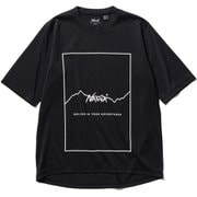 ドライミックス フレームロゴティー DRY MIX FRAME LOGO TEE N000550 BLK Lサイズ [アウトドア カットソー メンズ]