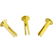 シンバル用 シズルリベット 3個入り(穴開け加工済みシンバル用) Sizzle Rivets Brass Plated Steel 3pcs. CY-RIVET-BR