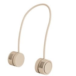 首掛け扇風機 DRUM NECK FAN（ドラム式ネックファン） USB Type-C充電 風量3段階 1600mAh ベージュ HDL-3976