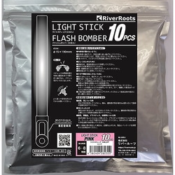 LS6-010-FP0003 [ライトスティック フラットパック 10本入 ピンク]