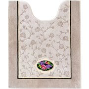 シェニールロゼ トイレマットロング 約85×67cm ベージュ