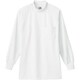 0058-0-LL [桑和 0058 長袖ハイネックTシャツ（胸ポケット付き） ホワイト LL]