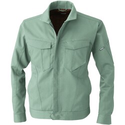 3002-00-107-M [SOWA 3002-00 長袖ブルゾン モスグリーン M]