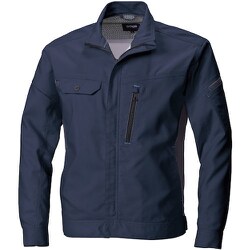 3012-00-1-6L [SOWA 3012-00 長袖ブルゾン ネイビー 6L]