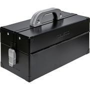 CTD-370-MBK [TRUSCO 両開きツールボックス 二段式 つや消しブラック W370xD185xH215]