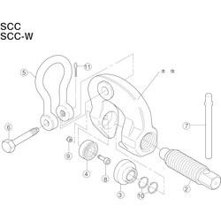 SCH0.5 [スーパー スクリューカムクランプ（SCC）用シャックル]