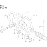 SCH0.5 [スーパー スクリューカムクランプ（SCC）用シャックル]