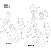 SLHB1N [スーパー スーパーロックフック（SLH-N）用支持ボルト・ナット]