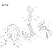 SVP0.5E [スーパー 立吊クランプ（SVC-E）用パッドセット]