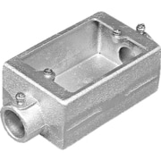 TCS1231 [外山電気 ねじ無し角型BOX1個用直通]