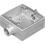 TCS2231 [外山電気 ねじ無し角型BOX2個用直通]