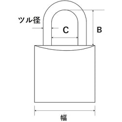 WAKI シリンダー錠 バラ TWE 20MM TWE