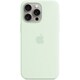 MagSafe対応 iPhone 15 Pro Max シリコーンケース ソフトミント [MWNQ3FE/A]