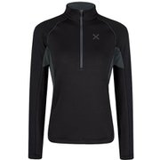 STRETCH COLOR 2 ANORAK WOMAN MMZP01W 9093 ブラック/ディムグレー Mサイズ [アウトドア カットソー レディース]