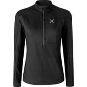 FORCE ZIP MAGLIA WOMAN MMZN45W 90 ブラック Sサイズ [アウトドア カットソー レディース]