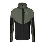 SPITZE MAGLIA MMAP53X 9049 ブラック/セージグリーン Mサイズ [アウトドア フリース メンズ]