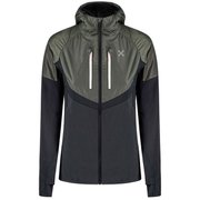 SPITZE HYBRID JACKET WOMAN MJAF53W 9149 ダークチャコール/セージグリーン Lサイズ [アウトドア ジャケット レディース]