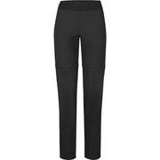 CERVINIA ZIP OFF PANTS WOMAN MPZG40W 90 ブラック Sサイズ [アウトドア ロングパンツ レディース]