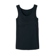 KIREILABO(キレイラボ) Fitte 完全無縫製 タンクトップ(パッド付) M ブラック KB2058NY