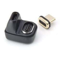 USB4対応 TYPE-C マグネット変換コネクタ U型 SLIM TCTCMG-180-SLIM