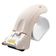 梱包用テープカッター グリップカット 本体 ベージュ TC-500P