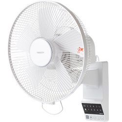 【縦横稼働】YAMAZEN DC壁掛扇風機 YWRX-BGD305(W) Amazon | [山善] 壁掛け扇風機 DCモーター搭載 (上下左右立体首
