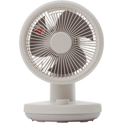 サーキュレーター 18cm 分解可能/洗えるサーキュレーター ダイヤル式 YAS-CH181-GG