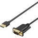 BHDVG10BK [バッファロー HDMI to VGA変換ケーブル 1m ブラック]