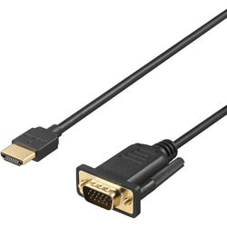 バッファロー HDMI to VGA変換ケーブル 1m ブラック BHDVG10BK