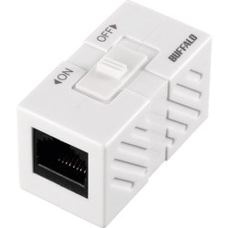 BLARJ45TSWH [バッファロー RJ45スイッチ付き中継コネクター]
