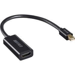 バッファロー miniDisplayPort-HDMI変換アダプタ ブラック BMDPHDBK