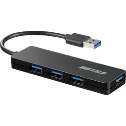 BSH4U120U3BK [バッファロー USB3.0 4ポート バスパワーハブ ブラック]