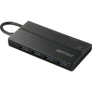 BSH4U130C1BK [バッファロー USB3.1（Gen1） Type-C バスパワーハブ 4ポート ケーブル収納 ブラック]