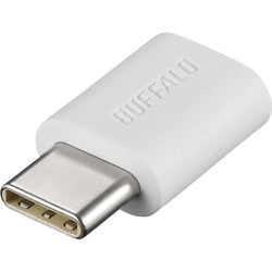 BSMPCADC100WH [バッファロー 変換アダプタ USB microB to Type-C ホワイト]