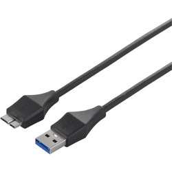 BSUAMBSU305BK [バッファロー USB3.0 A to microB スリムケーブル 0.5m ブラック]