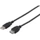 BU2AA20BK [バッファロー USB2.0 A to A 延長ケーブル 2.0m ブラック]