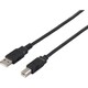 BU2AB50BK [バッファロー USB2.0 A to B ケーブル 5.0m ブラック]